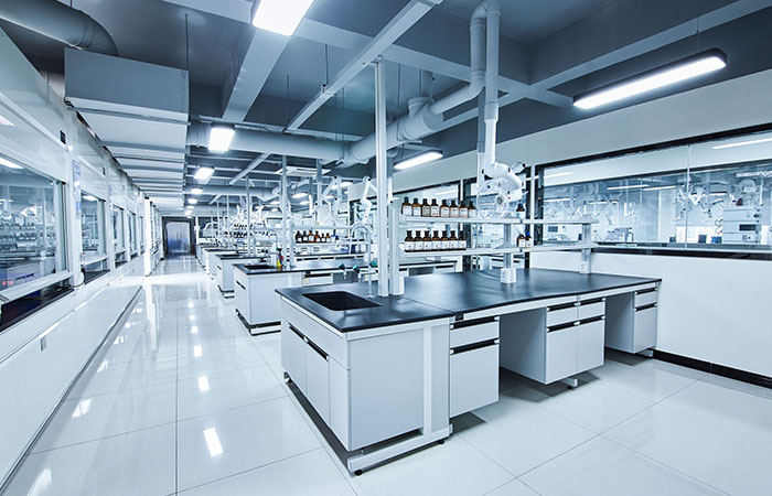 中安實(shí)驗(yàn)室整齊干凈